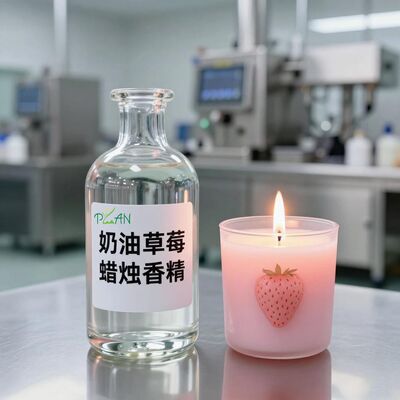 Minyak Esensial Aroma Minyak Perisa Stroberi Krimi untuk Stik Rotan & Lilin Beraroma & Diffuser Produksi Semprotan Rumah