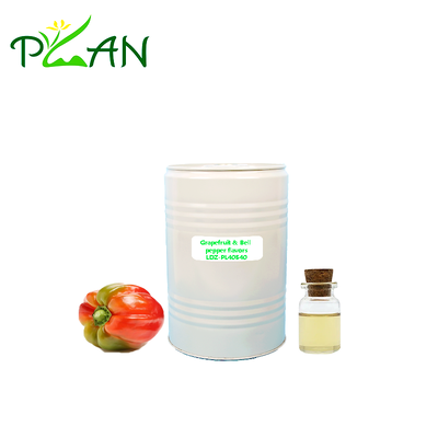 ISO Grade Grapefruit & Bell Pepper Flavors Minyak Harum Untuk Produksi Lilin Beraroma /Membuat Dengan Sampel Gratis