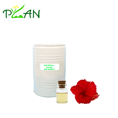 ISO Red Hibiscus Essence Flavors Plant Fragrance Oil Untuk Produksi Lilin Harum /Making With Free Sample