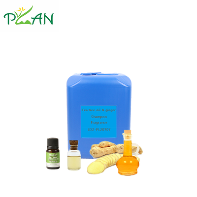 Body Wash Fragrance Tea Tree Oil & Ginger Scent Fragrance Oil For Shower Gel & Shampoo & Sapun Beraroma Membuat /Produksi dengan Stabilitas Surfactant Tinggi Sampel Bebas